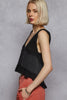 Black V Neck Tank