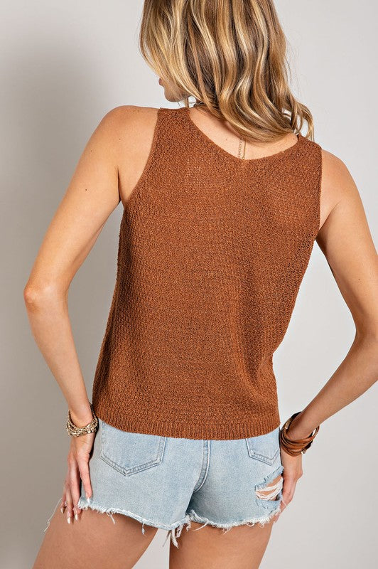 Cable Knit Tank