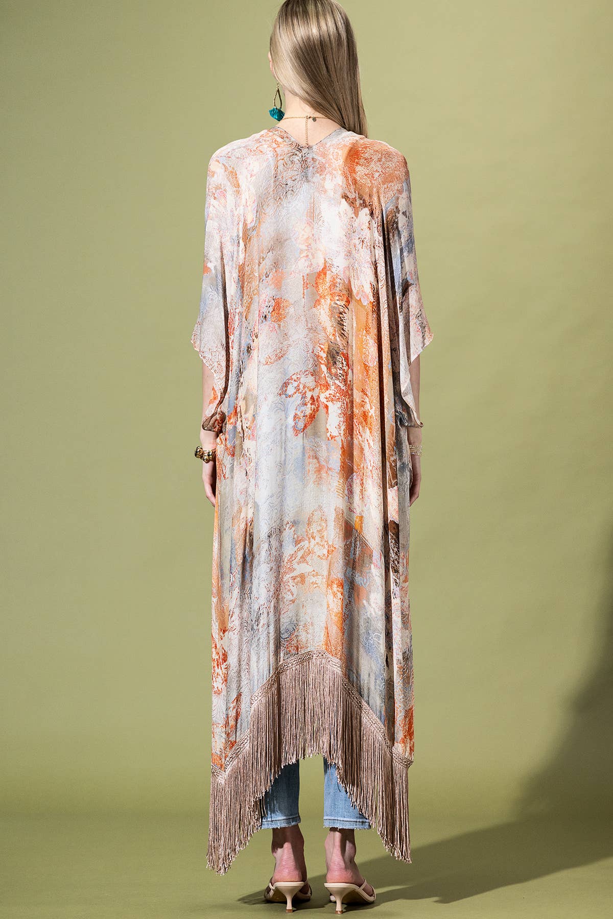 Long Fringe Cardigan