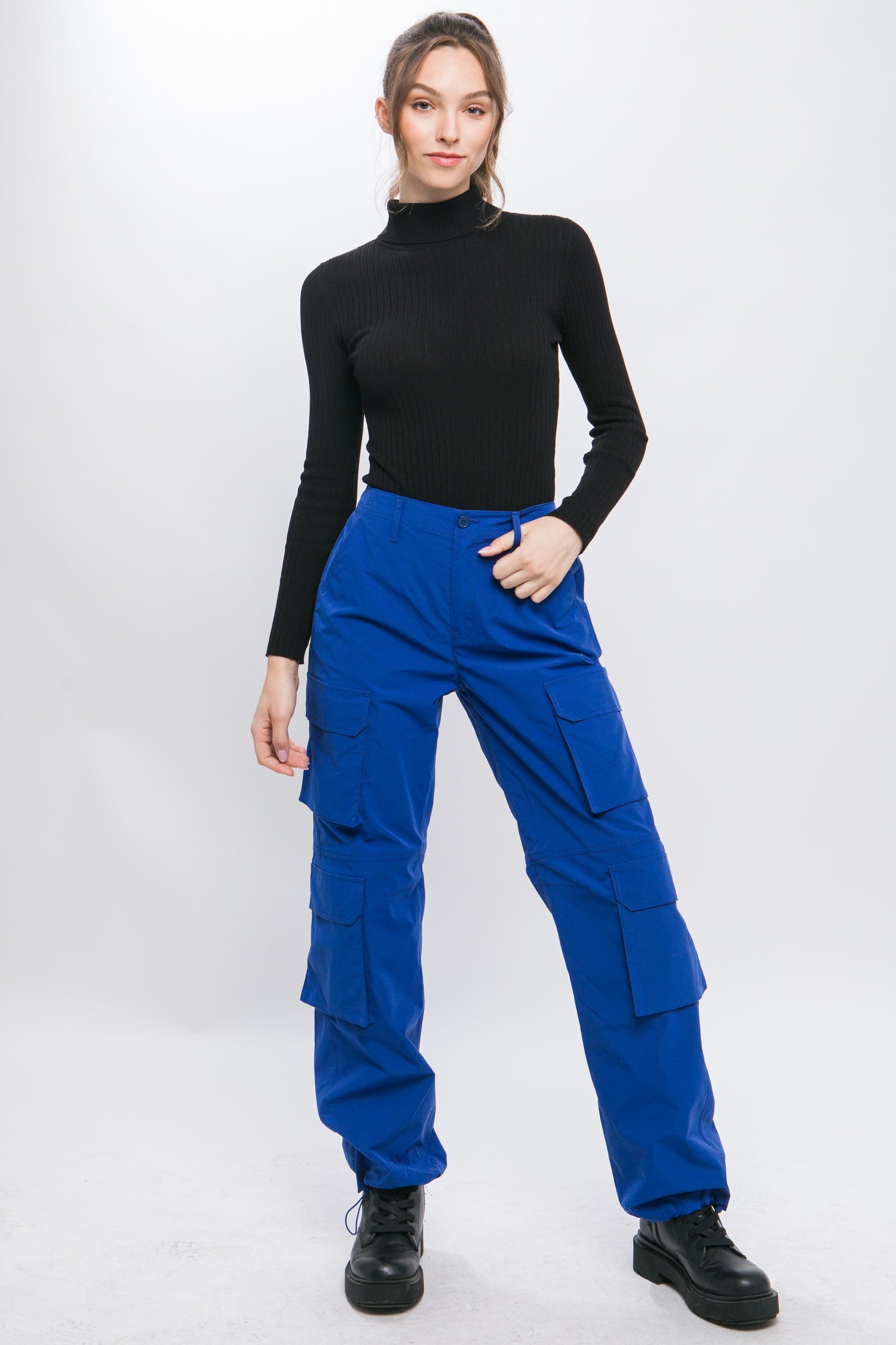 Black Turtle Neck Bodysuit