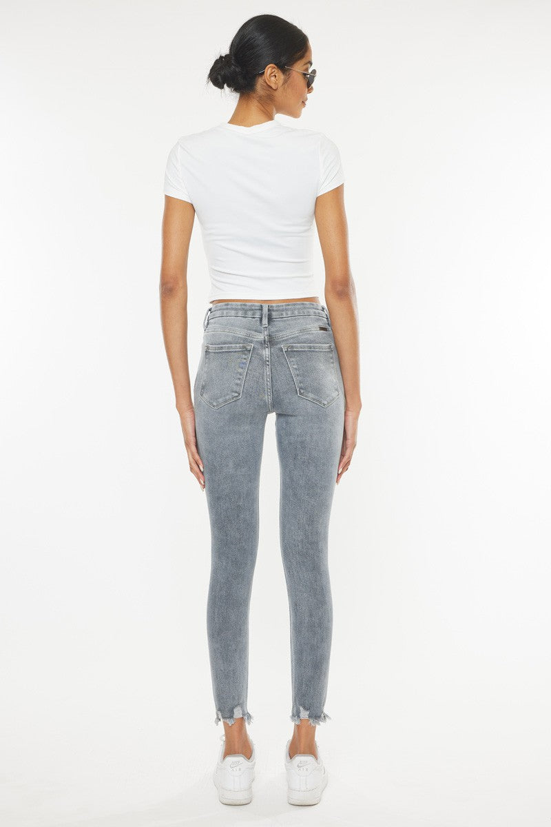 High Rise Ankle Skinny