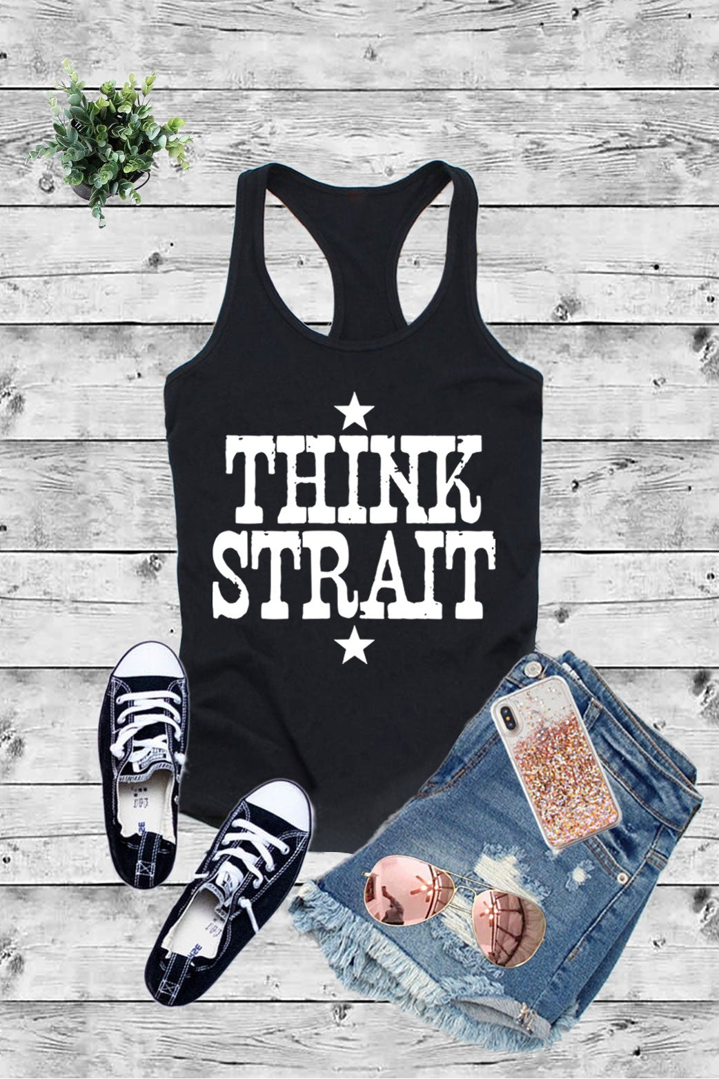 Black George Strait Tank