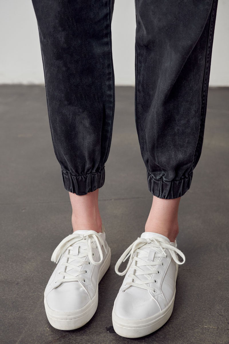 Black High Rise Jogger