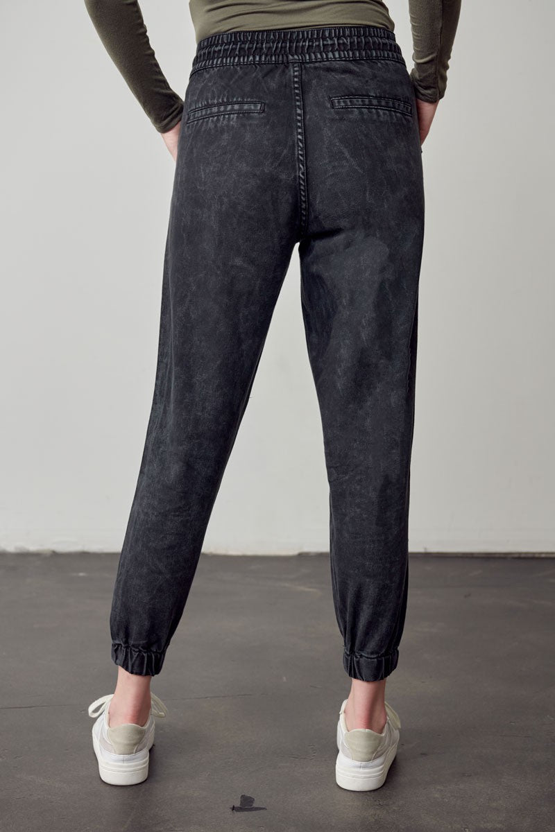 Black High Rise Jogger