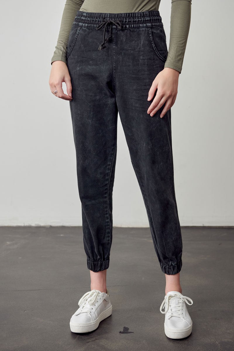 Black High Rise Jogger