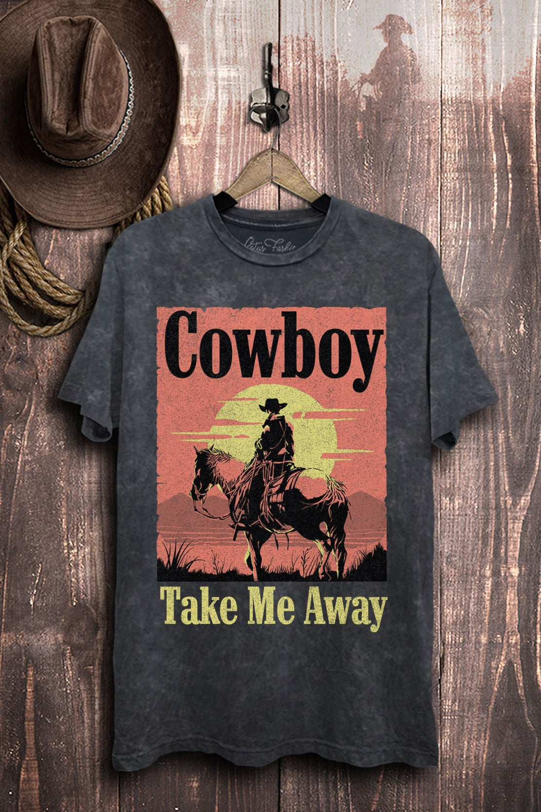 Vintage Black Cowboy Graphic