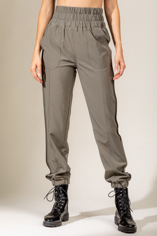 Army High Waist Jogger Pants