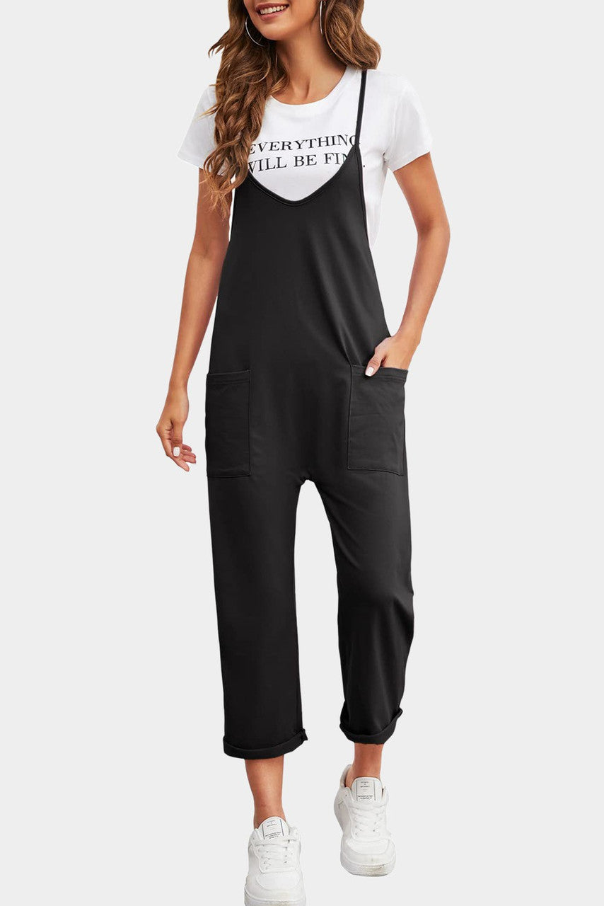 Black Jumpsuit w/ Adjustable Straps