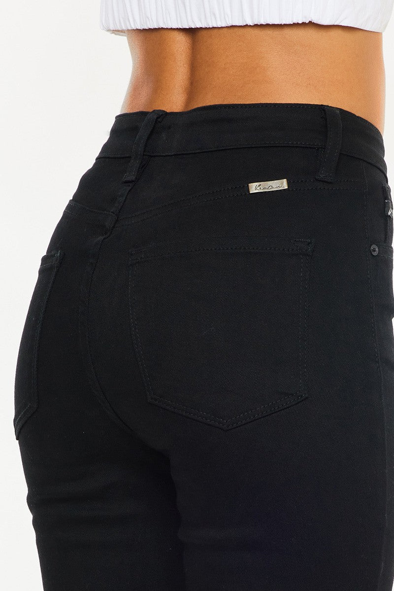 Black High Rise Super Skinny Jeans