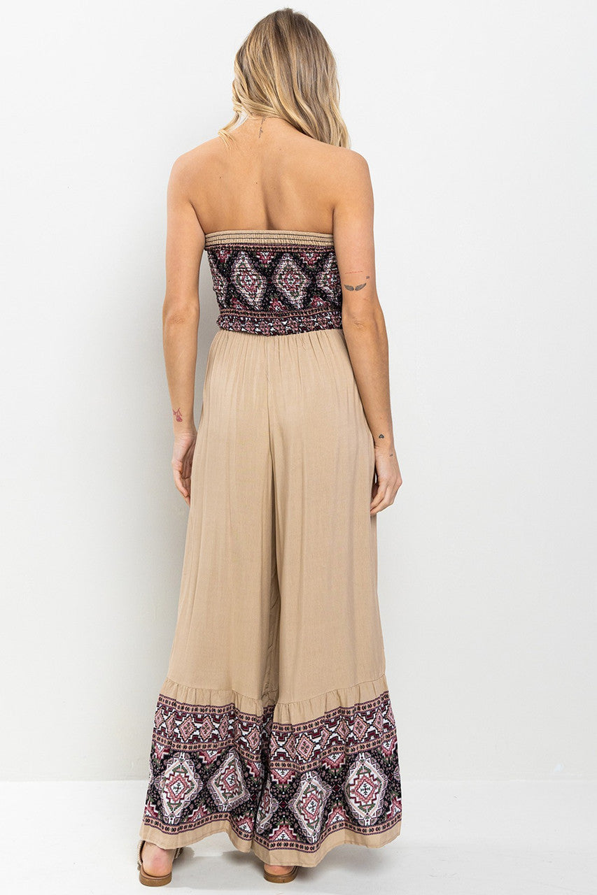 Sand Tube Top Jumpsuit