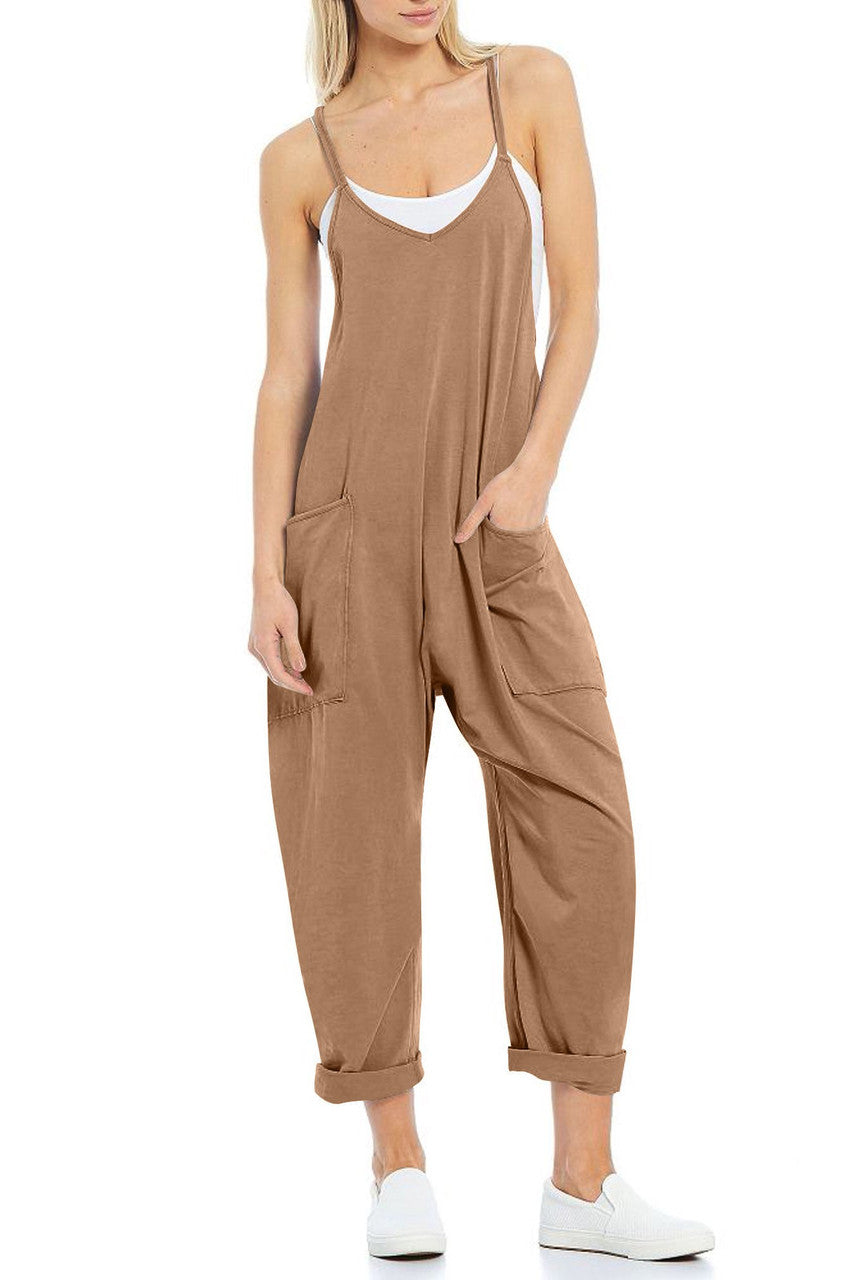 Khaki F.P. Hot Shot Dupe Jumpsuit
