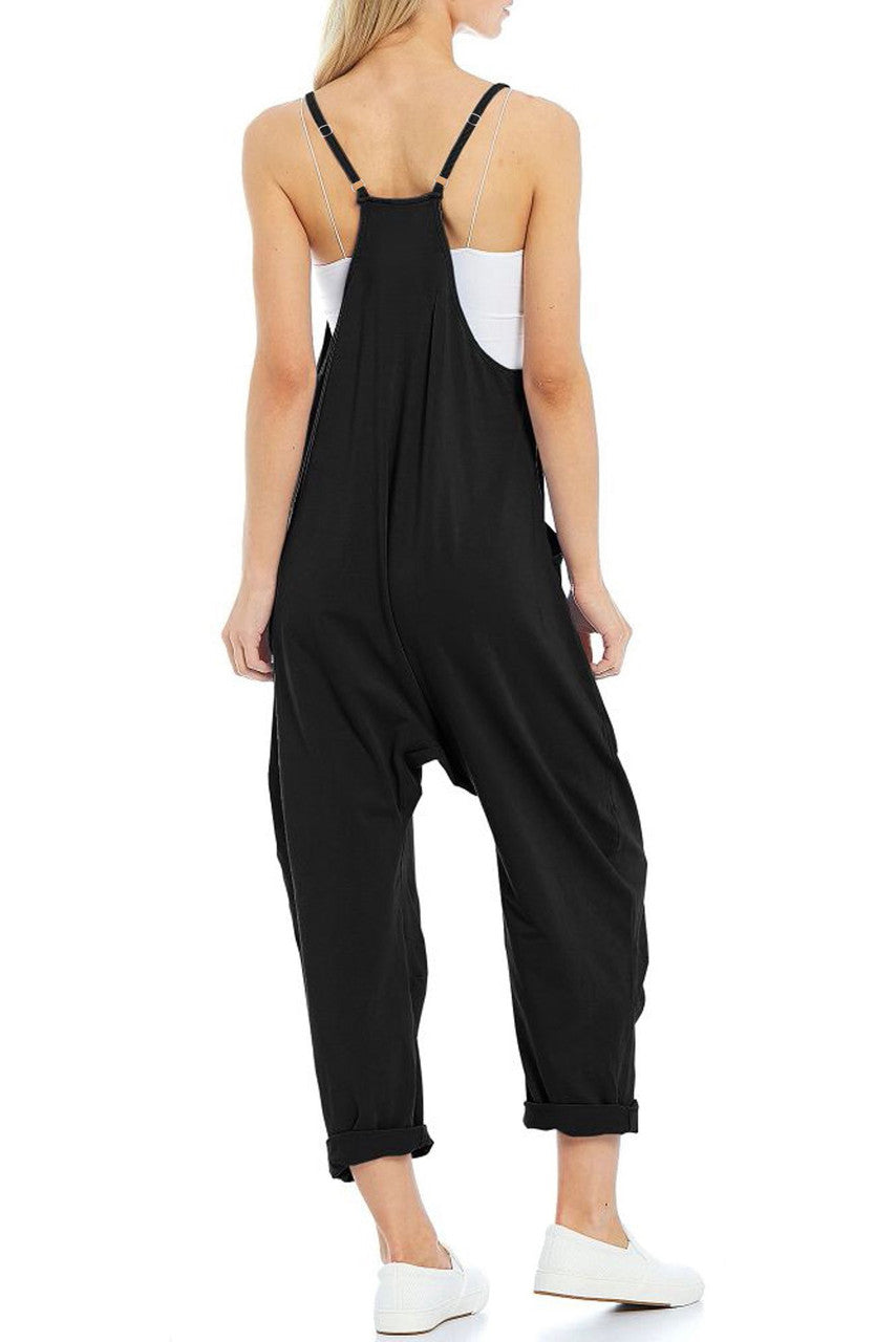 Black F.P. Hot Shot Dupe Jumpsuit