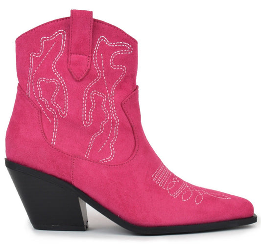 Pink Rodeo Ankle Boots