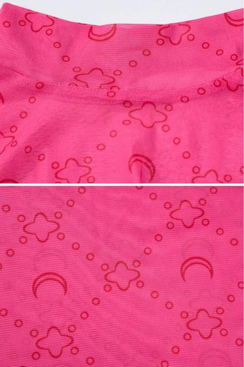 Pink Sheer Long Sleeve