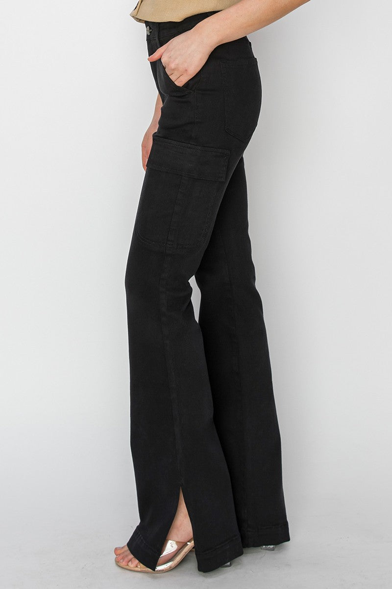 Cargo Split Hem Pants