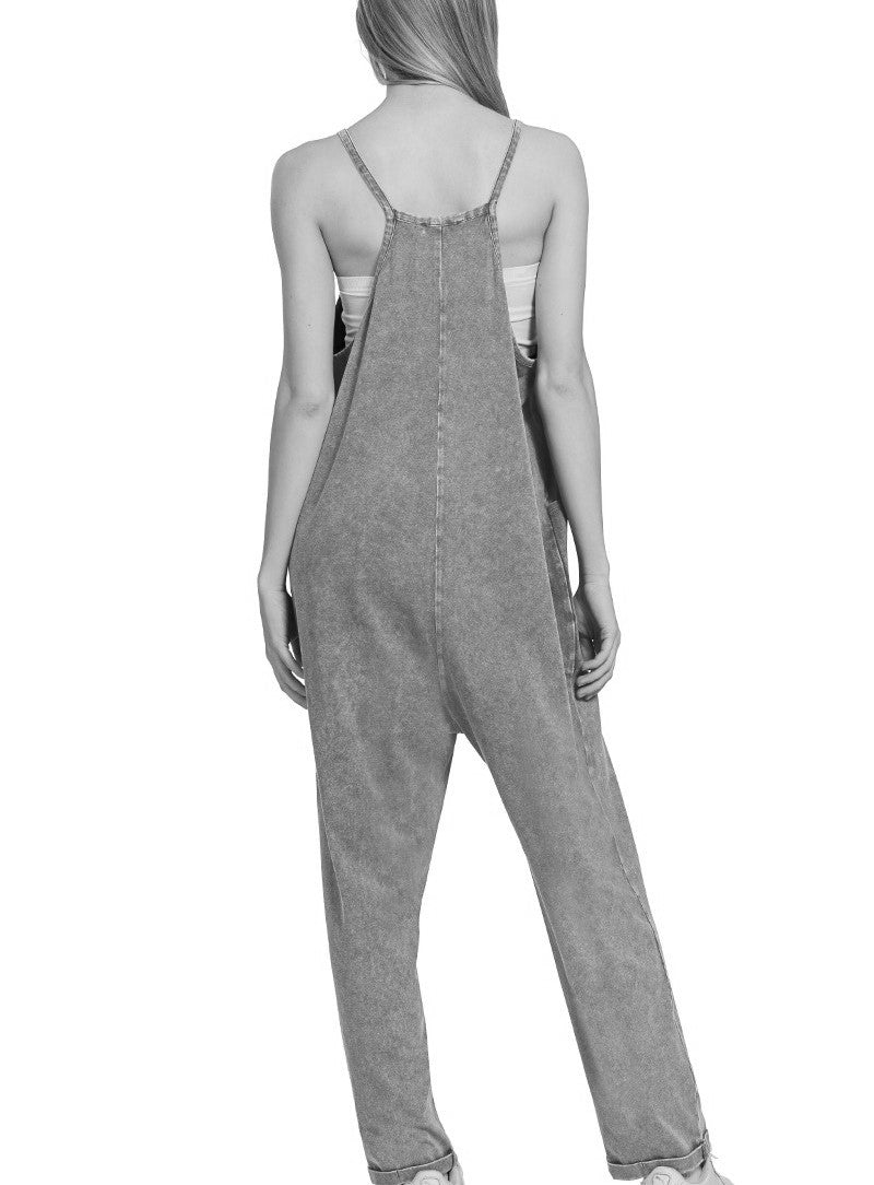 Ash Jade Washed Jumpsuit