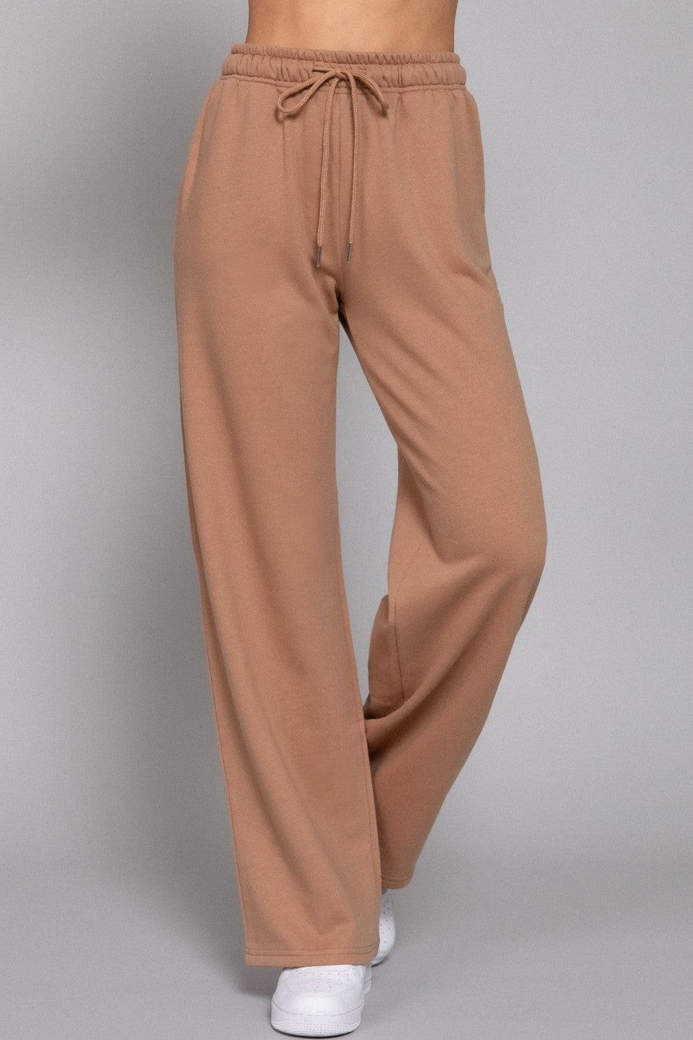 Tan Straight Leg Joggers