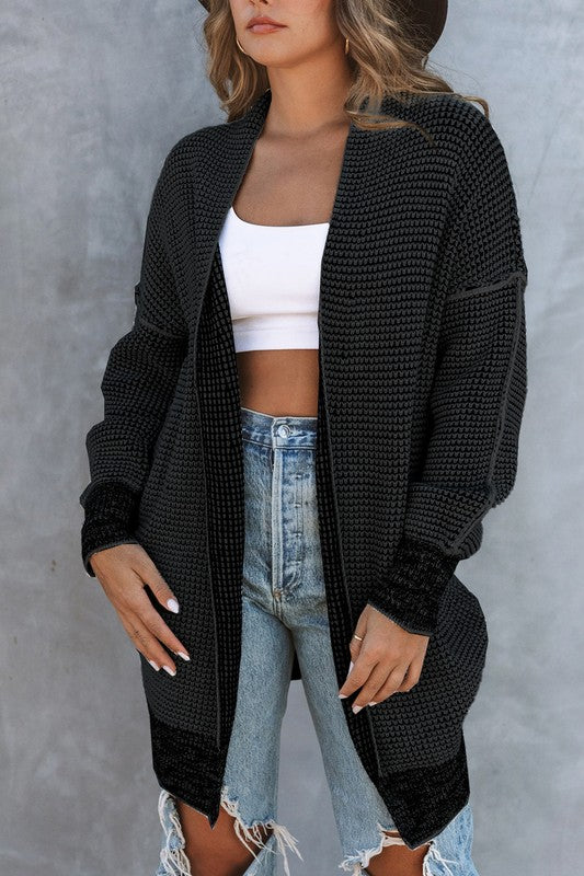 Black Knit Cardigan