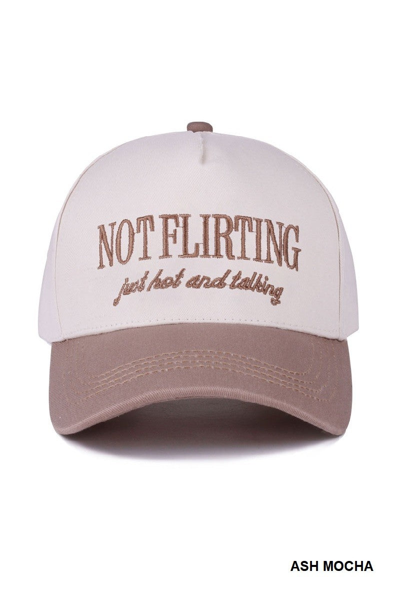 Not Flirting Hat