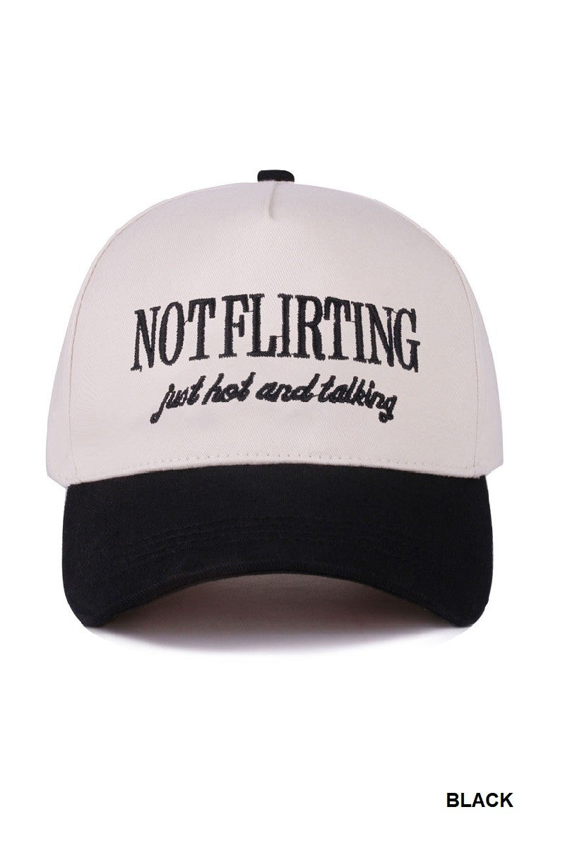 Not Flirting Hat