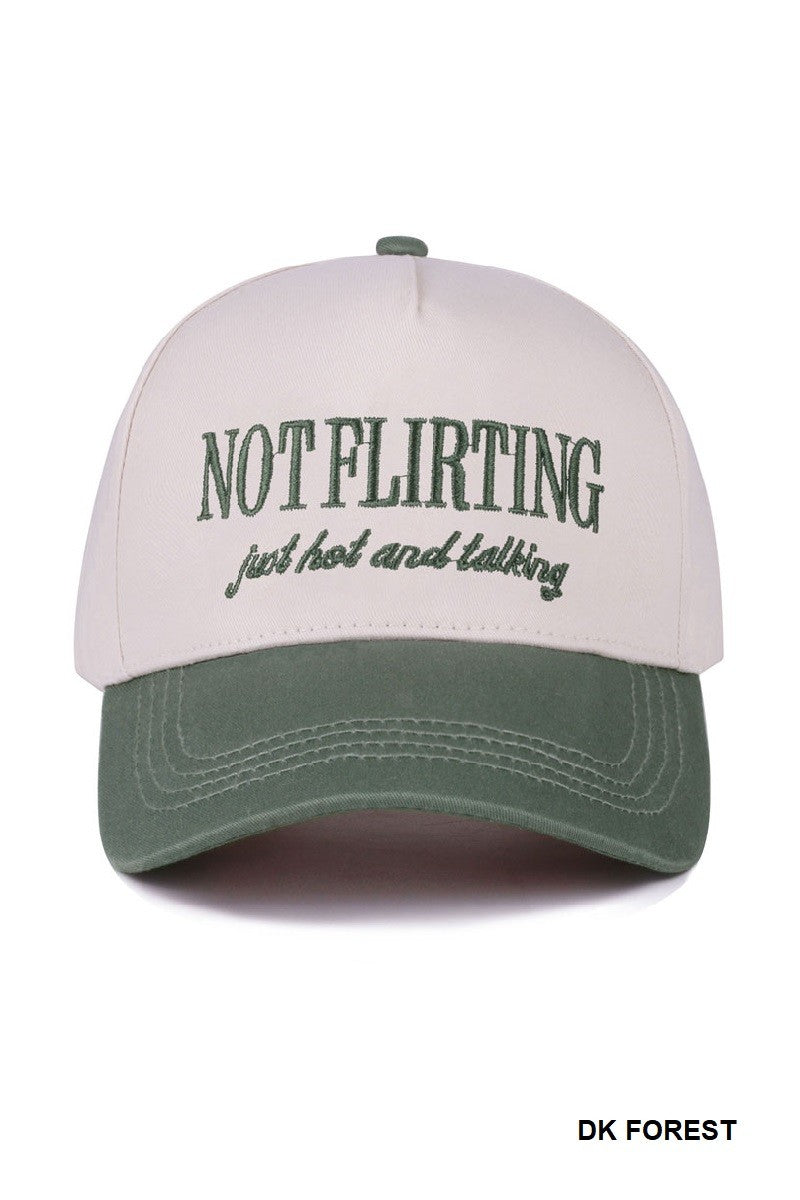 Not Flirting Hat