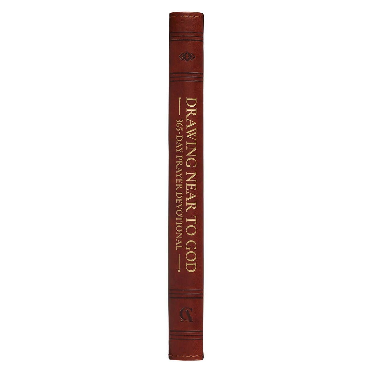 Devotional Drawing Near to God Brown Faux Leather