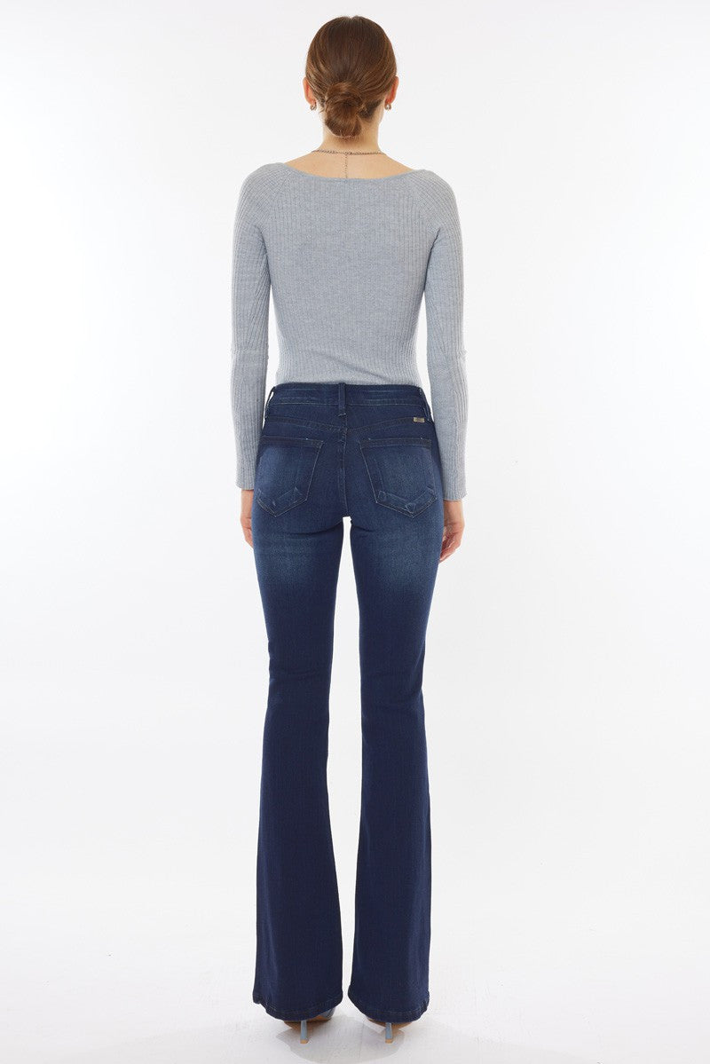 KC Mid Rise Flare Jeans