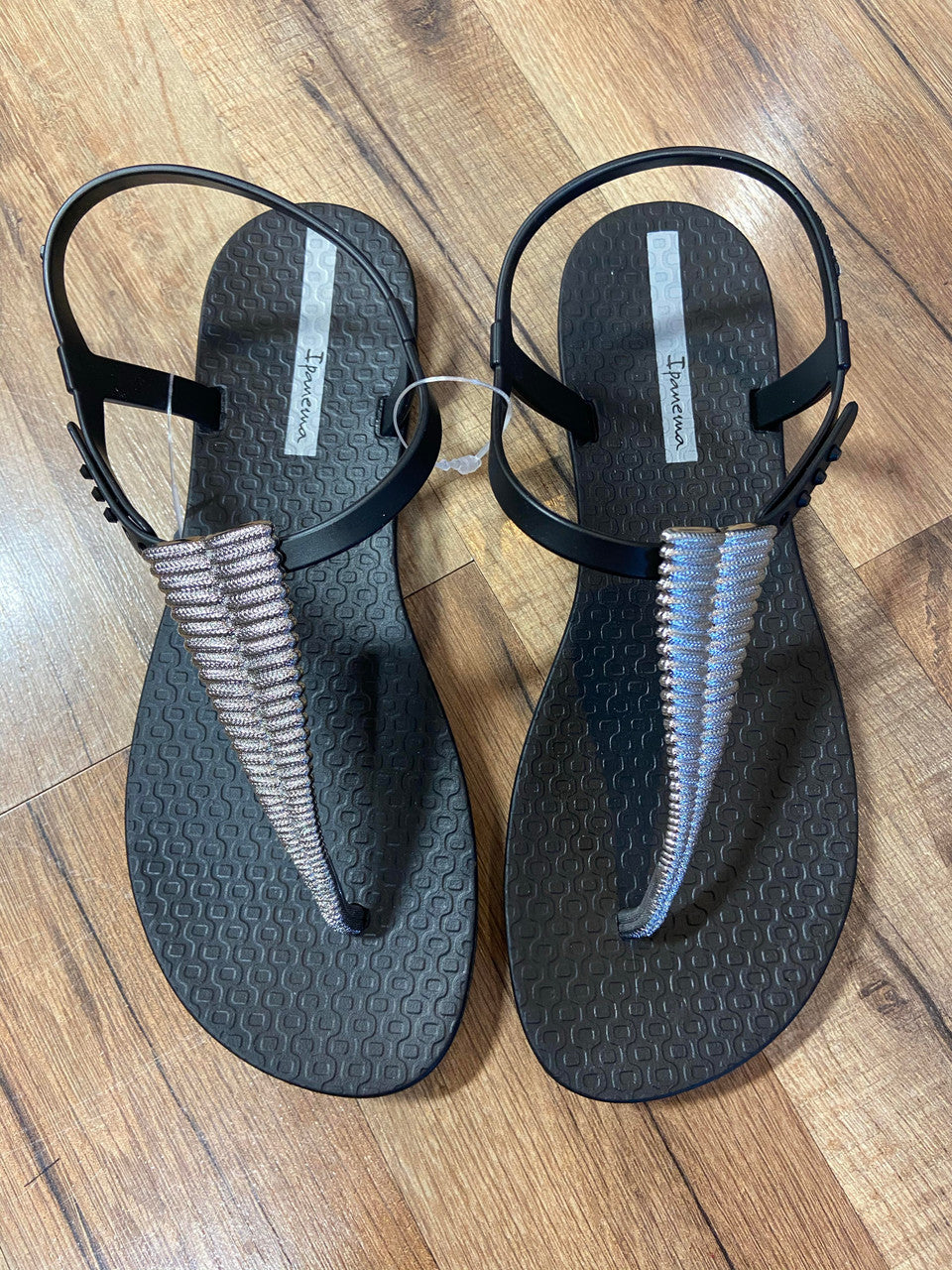 Black/Silver Ipanema Ruby Sandal