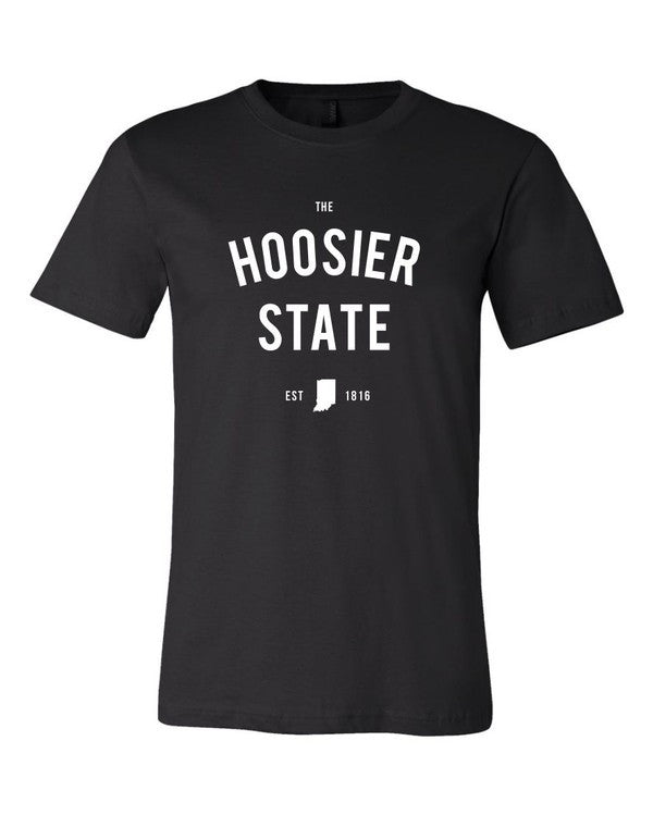 Black Hoosier State Tee