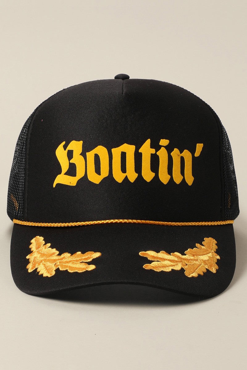 Boatin' Trucker Hat