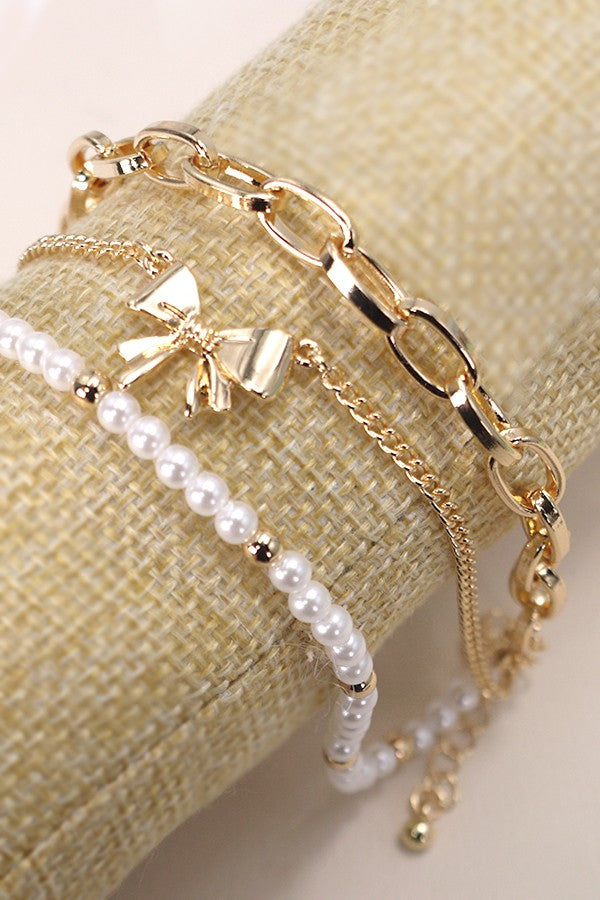 Bow Trio Bracelet
