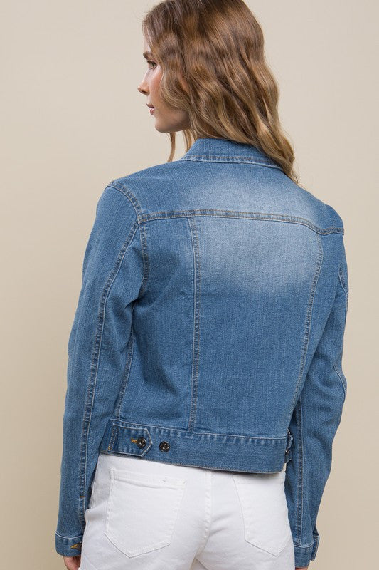 Distressed Denim Jacket