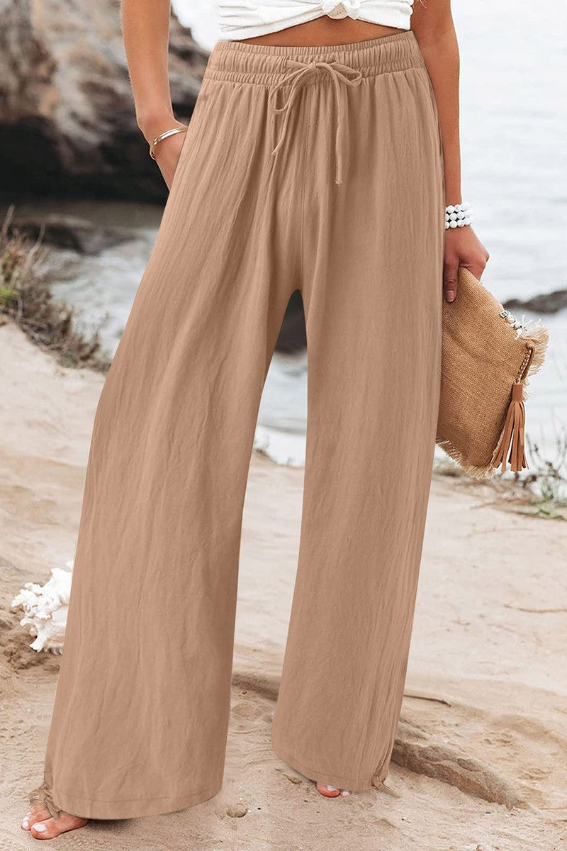Beige High Waisted Pants