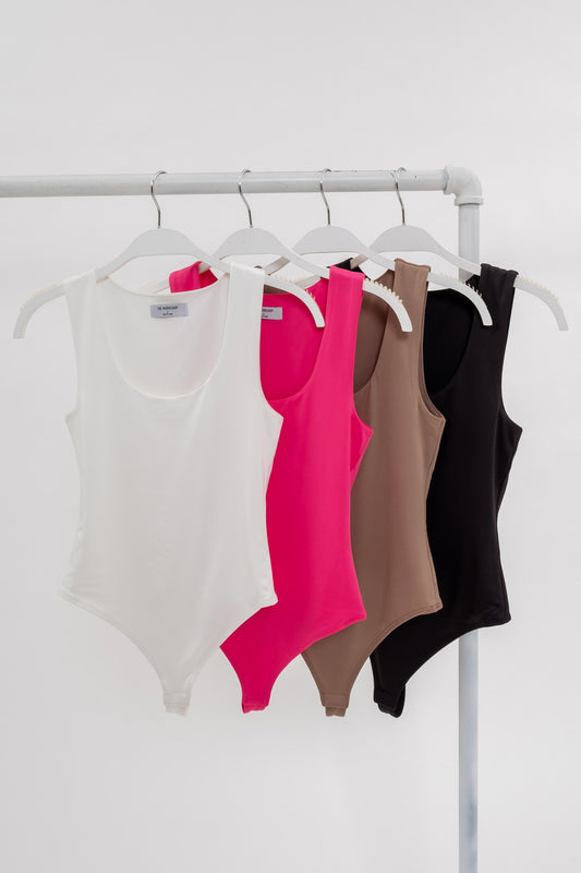 Fuchsia Seamless Tank Bodysuit