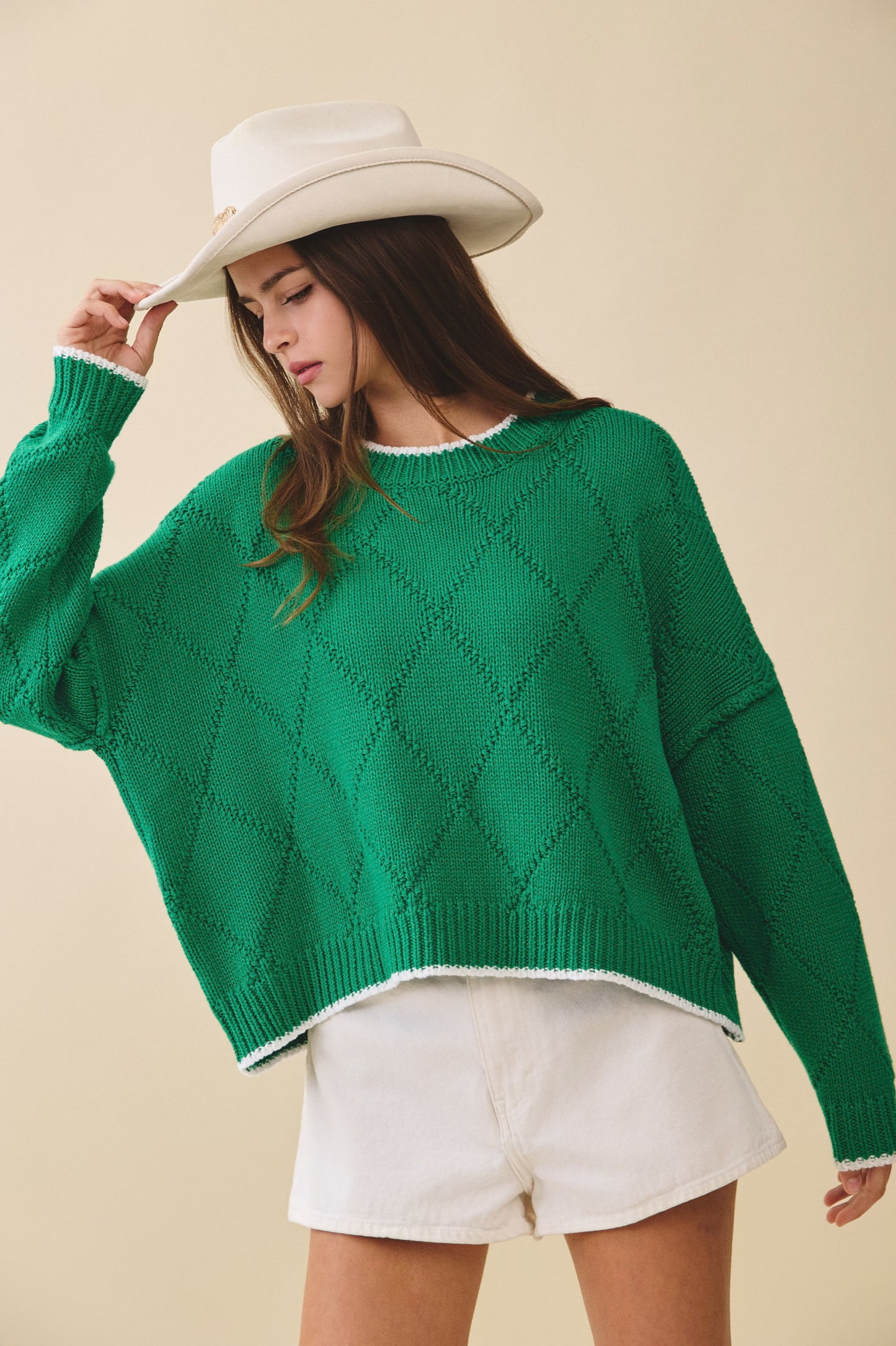 Green Diamond Sweater