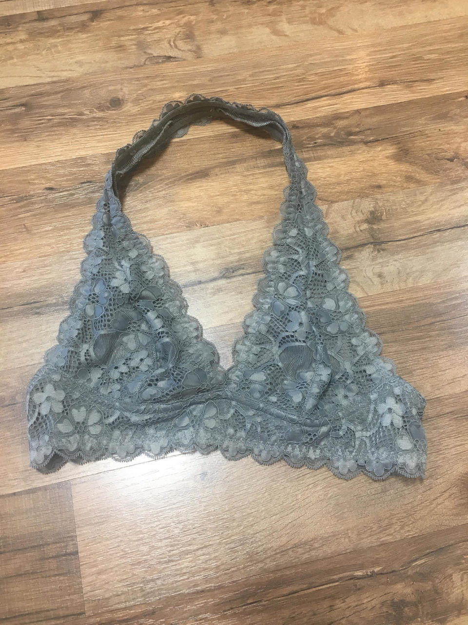 Light Gray Halter Bralette