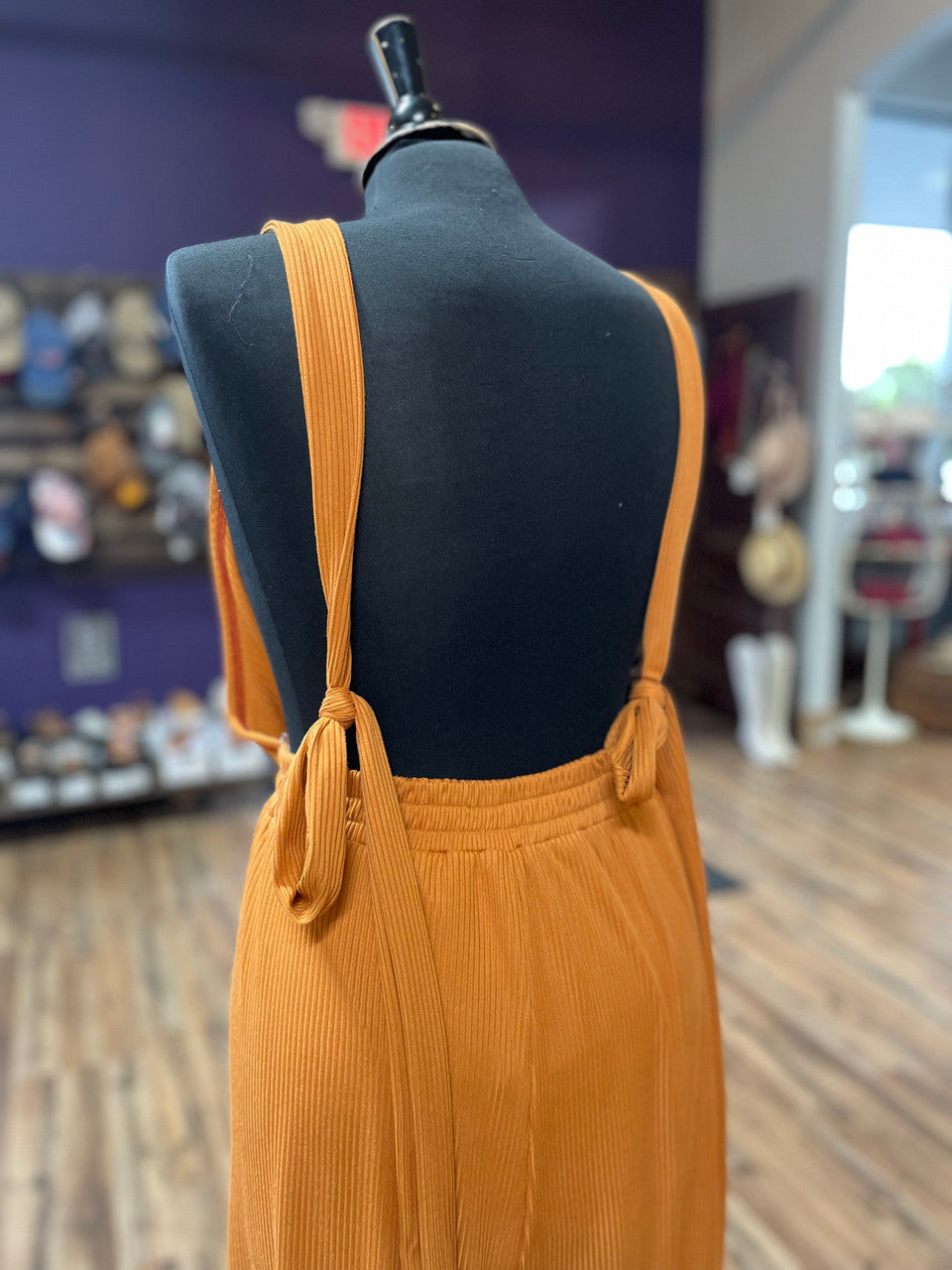 Mustard Wide Leg Jumpsuit