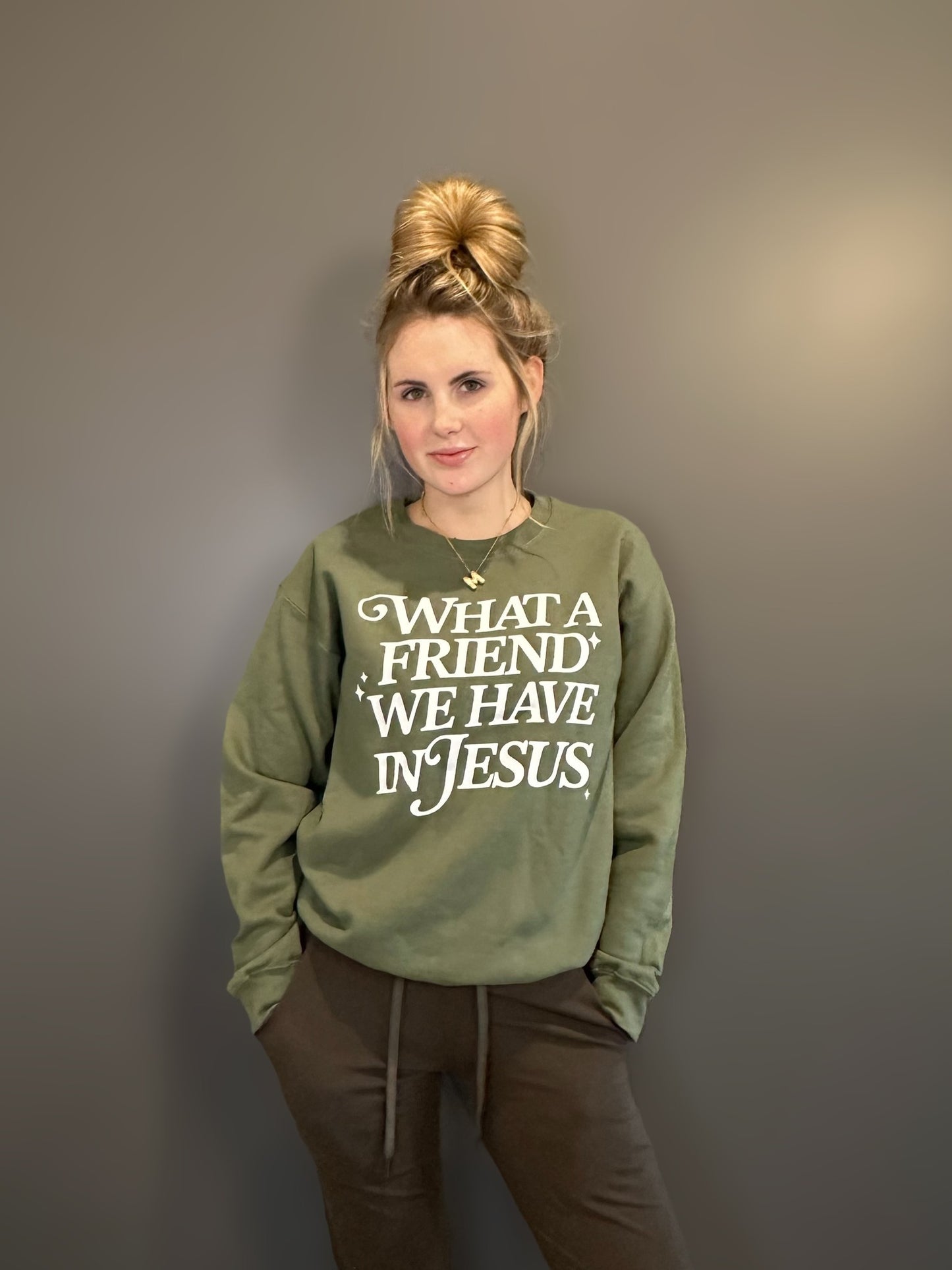Friend in Jesus Sweatshirt