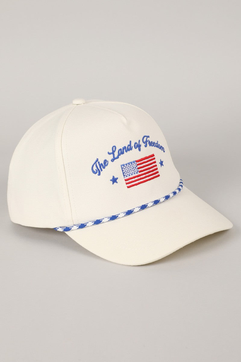 The Land of Freedom Flag Trucker Hat