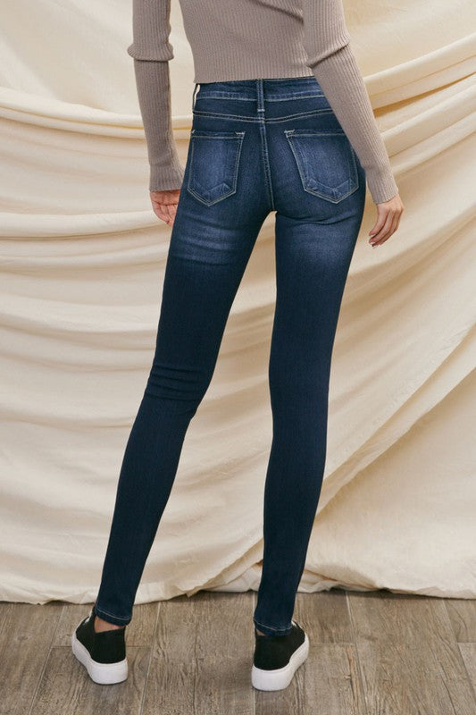 Mid Rise Basic Skinny Jeans