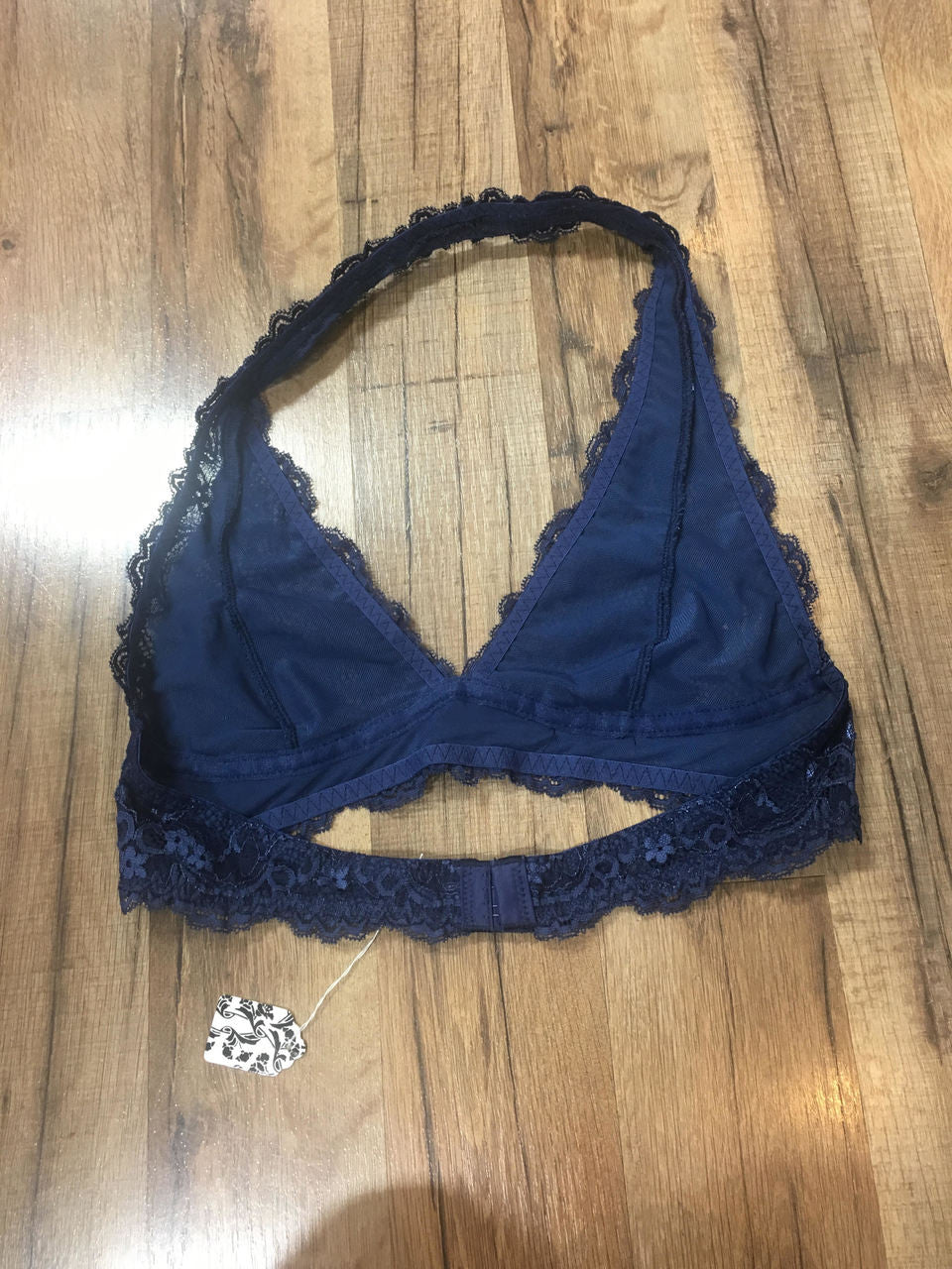 Navy Halter Bralette