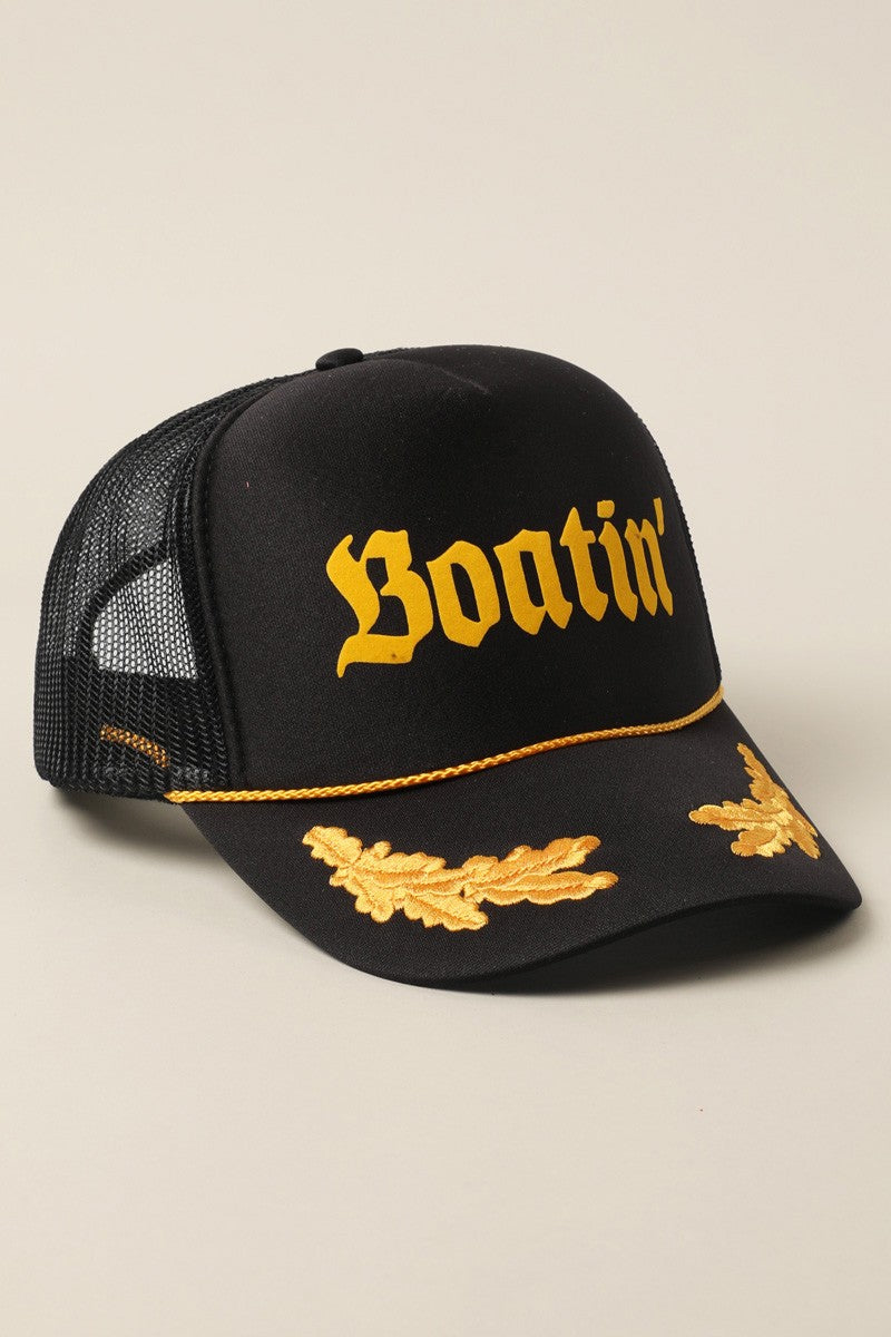 Boatin' Trucker Hat