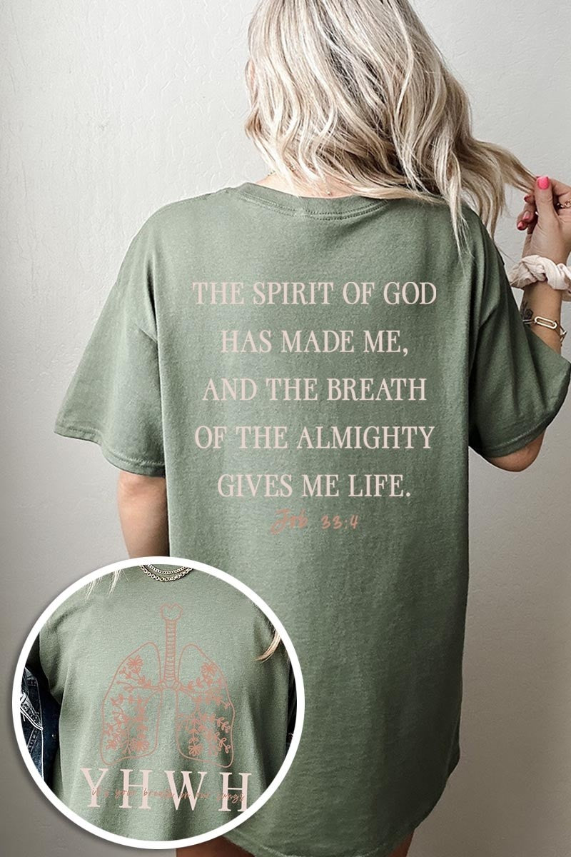 YHWH Military Green Graphic Tee