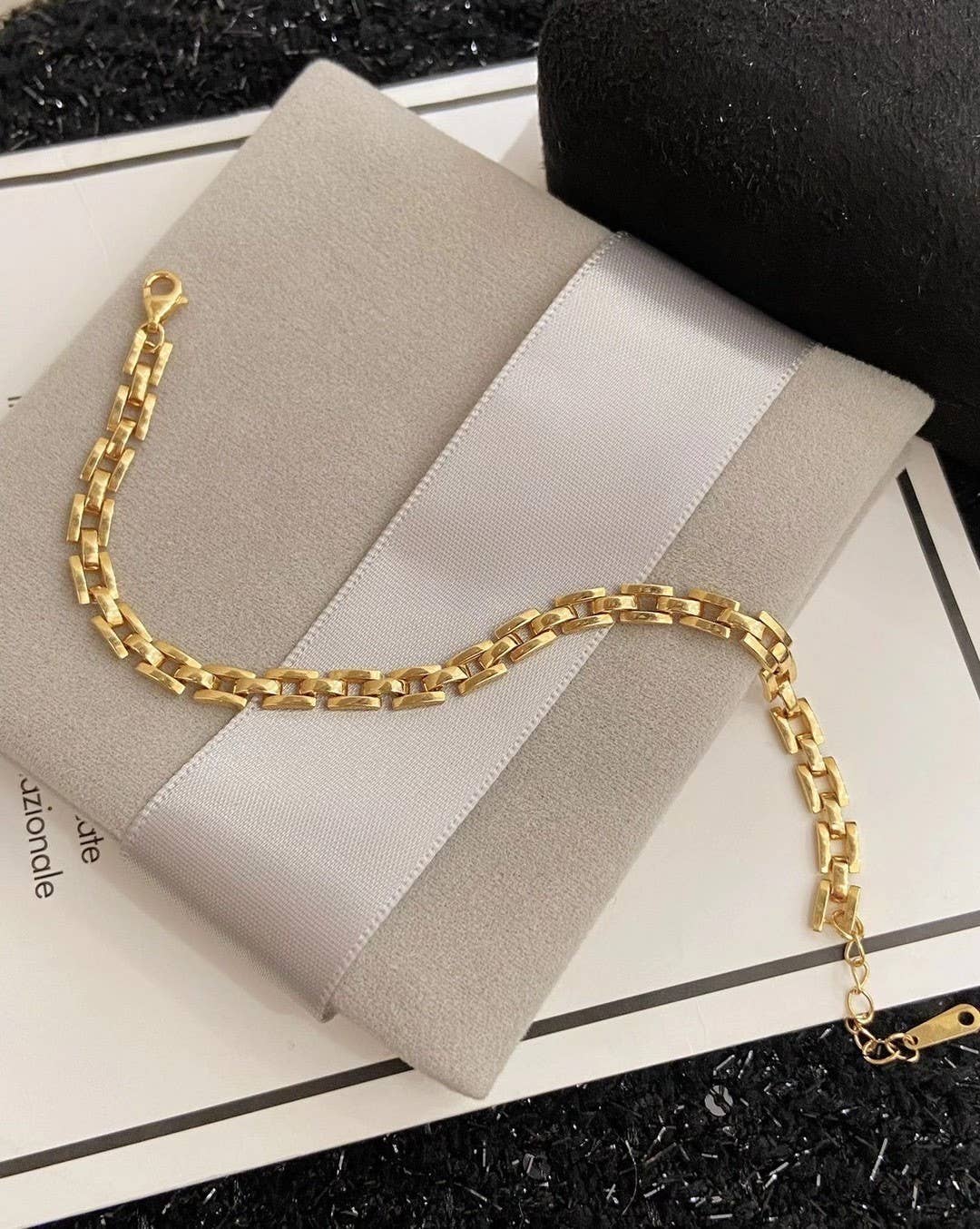 18K STAINLESS STEEL TARNISH FREE CUBAN BRACELET