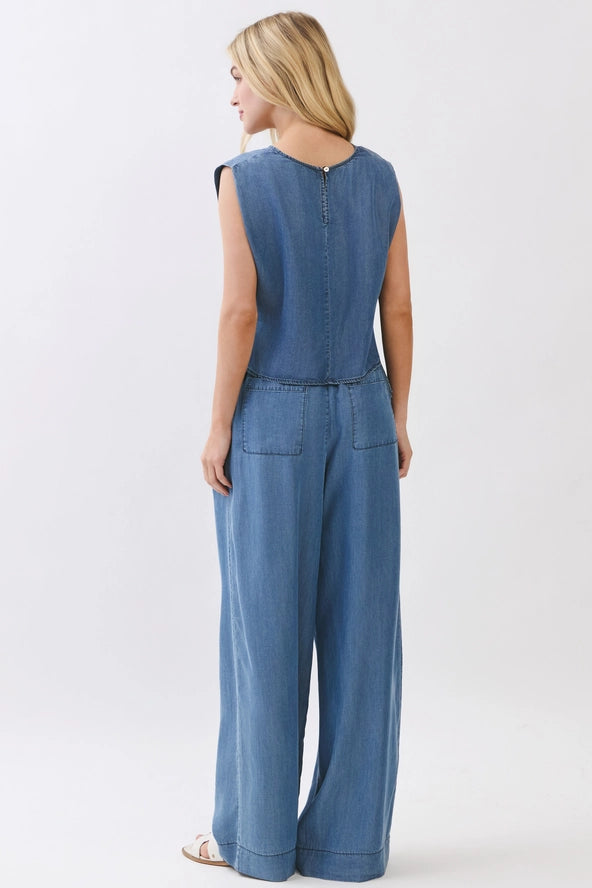 Tencel Wide Leg Pants