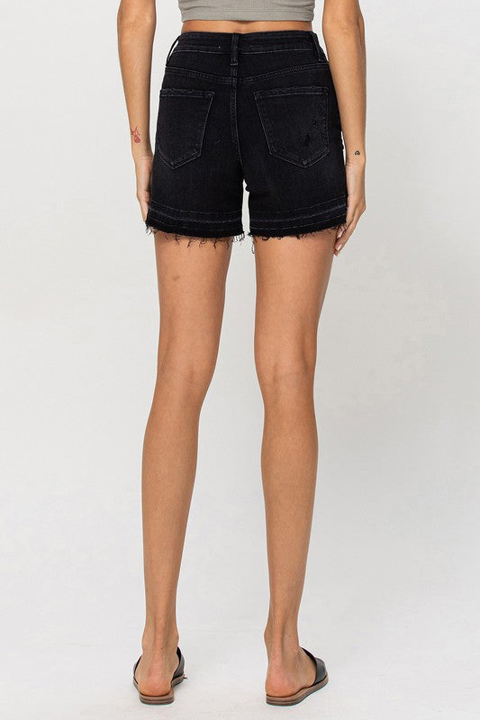 High Rise Cross Over Shorts