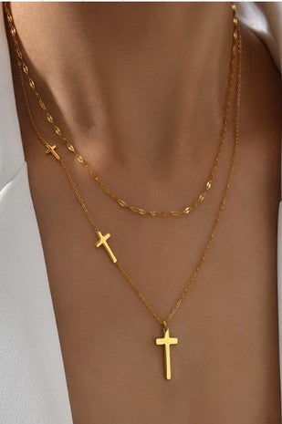 Cross Layering Necklace