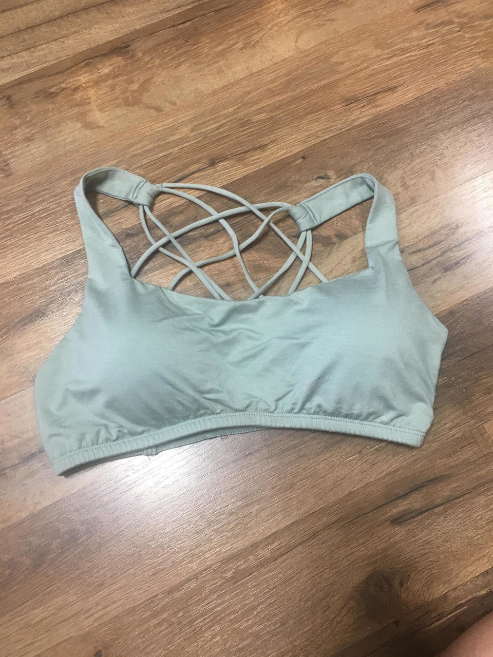 Sage Cross Back Padded Halter