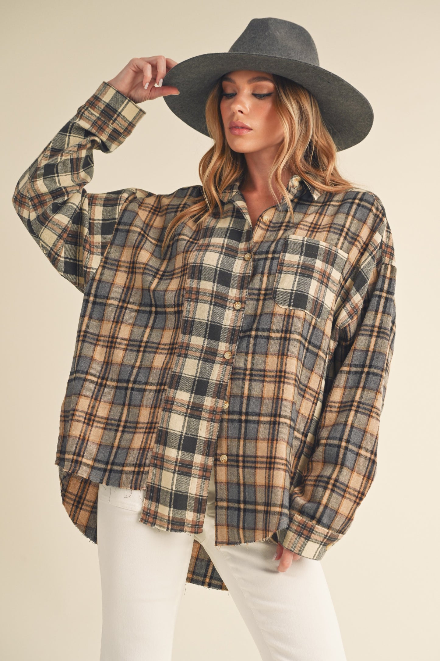 Oat Flannel Shirt