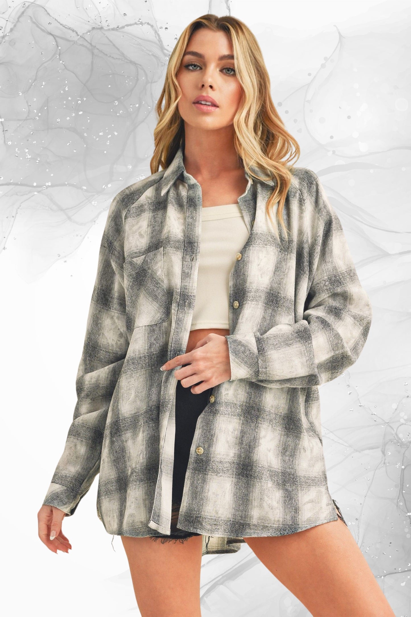 Plaid Washed Flannel